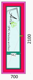 درب پی وی سی درب دوجداره upvc