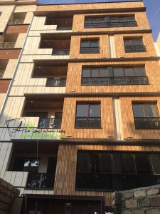 پنجره یکرو لمینیت طرح چوب