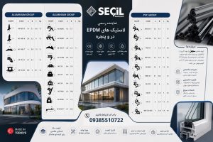 لاستیک درزبند پنجره آلومینیومی لاستیک درزبند پنجره آلومینیومی